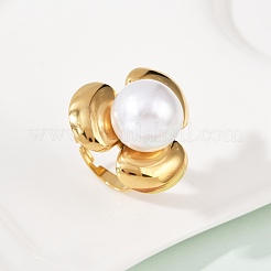 Verstellbare Fingerringe aus 304 Edelstahl&nbsp;RJEW-S629-02G
