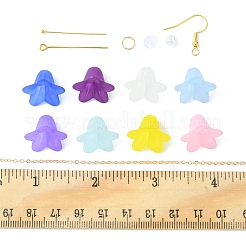 Kit de fabrication de boucles d'oreilles fleur bricolage&nbsp;DIY-FS0004-15