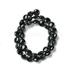 Natürliche schwarze Onyxperlenstränge&nbsp;G-H1310-1