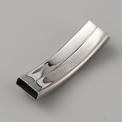 202 Schiebe-Charms/Schiebeperlen aus Edelstahl&nbsp;STAS-WH0037-04G-P