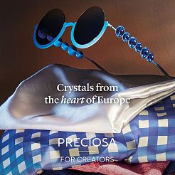 Preciosa® Maxima Kristall runde Steine&nbsp;Y-PRC-RASS47-00030-235