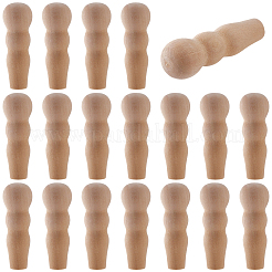 10 marioneta de madera sin terminar&nbsp;WOOD-GF0002-42B