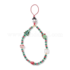 Accessoires mobiles bonhomme de neige de Noël&nbsp;HJEW-MZ00302
