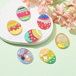 14 Stück 7 Stile Ostereier-Hase-Acryl-Anhänger&nbsp;FIND-CJ0001-70