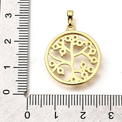 Cremagliera placcatura micro ottone spianare pendenti zirconi&nbsp;KK-L226-051G-04