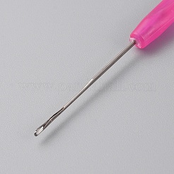 Häkelnadeln aus Kunststoff für Haare&nbsp;TOOL-WH0053-30D