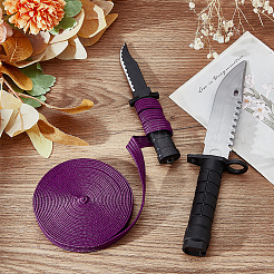 Ruban en fils mélangés de coton et de soie pour la décoration du manche de l'épée&nbsp;OCOR-WH0085-72A