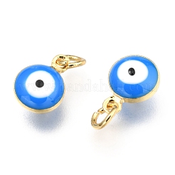 Messing Emaille Anhänger / charms&nbsp;KK-B024-02G