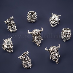 8 pz 4 perline in lega di stile tibetano&nbsp;TIBEB-CA0001-20