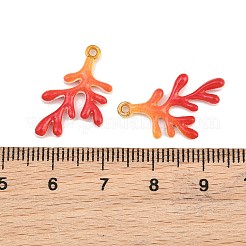 Emaille Anhänger Legierung&nbsp;AL-CBA072F-03G-02