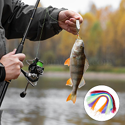 8 lot de 2800 leurres de pêche en mer en nylon de 8 couleurs différentes&nbsp;FIND-FH0018-23