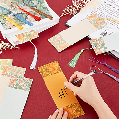 Kits zum Selbermachen von rechteckigen Lesezeichen aus Papier&nbsp;DIY-WH0304-309A