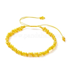 Bracciali con perline di vetro con vernice da forno&nbsp;BJEW-MZ00155