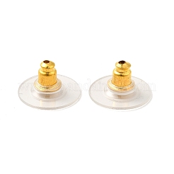Dorso orecchini in ottone con proiettile frizione&nbsp;X-KK-I057-G