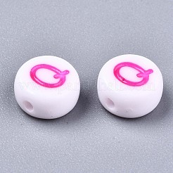 Perle acriliche bianche opache&nbsp;MACR-N012-01Q