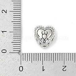 925 sterlina perline argento europeo&nbsp;STER-R005-02AS-02