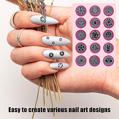 15 Stück 15 Stile Kunststoff Nail Art Siegel Stempel Stifte Set&nbsp;TOOL-WH0165-08
