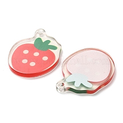 Pendentifs en acrylique imprimé opaque&nbsp;OACR-I020-06E