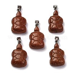 Synthetischen Goldstone-Anhänger&nbsp;G-B127-06P-11