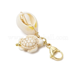 Decorazioni pendenti in conchiglia di ciprea mista naturale&nbsp;HJEW-JM02922-01