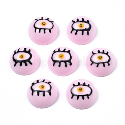 Undurchsichtige Harz-Email-Cabochons&nbsp;CRES-N031-027