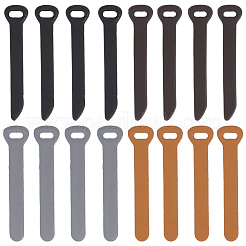 24 pz 4 colori similpelle cerniera tirante di ricambio per linguetta per accessori di riparazione borse bagagli&nbsp;DIY-GF0011-62B