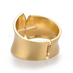 Bracelet manchette large torsadé en alliage&nbsp;BJEW-K223-01MLG
