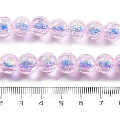 Brins de perles en verre soufflé faites à la main&nbsp;FOIL-K003-06B-17