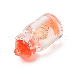 Pendentifs en résine transparente et coquillage naturel&nbsp;RE-CBA6A90-08D