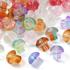 80pcs 8 Farben transparente Glasperlen&nbsp;GLAA-FS0001-44