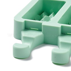 Rechteckige Eiscreme-Silikonformen in Lebensmittelqualität zum Selbermachen&nbsp;LS-DIY-D062-04A