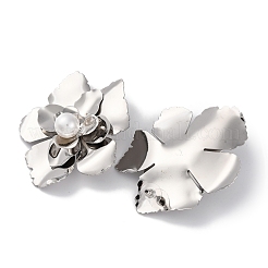 Boucles d'oreilles fleur en alliage pour femme&nbsp;EJEW-U028-14P