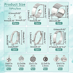 Kit fai da te per realizzare anelli con ciondolo&nbsp;STAS-NB0001-90