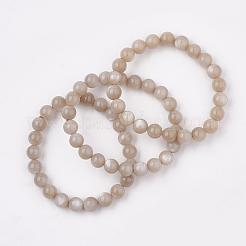 Bracelets stretch pierre de soleil naturelle&nbsp;BJEW-S138-02C-8mm