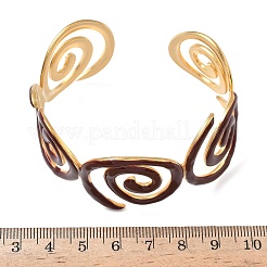 Braccialetti rigidi in acciaio inossidabile 304 Vortex&nbsp;BJEW-F525-03C-G