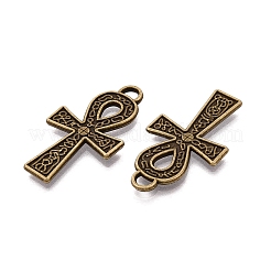 Tibetischer stil Aluminium Anhänger & Charms&nbsp;RELI-PW0001-059AB