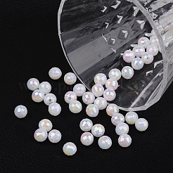 Facettierte bunte umweltfreundliche runde Perlen aus Polystyrolacryl&nbsp;LS-SACR-K001-8mm-78