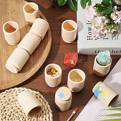 12 taza de madera sin terminar&nbsp;WOOD-CA0001-87B