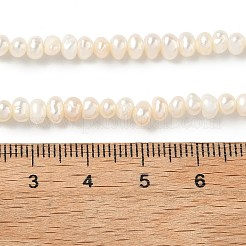 Fili di perle di perle d'acqua dolce coltivate naturali&nbsp;PEAR-C004-02B