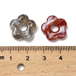 Handgemachte glasperlen murano glas großlochperlen&nbsp;LAMP-F039-01