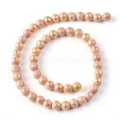 Chapelets de perles en jade Mashan naturel&nbsp;G-F670-A22-8mm