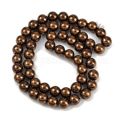 Fili di perline di ematite magnetica sintetica elettrolitica&nbsp;G-G174-L01-04