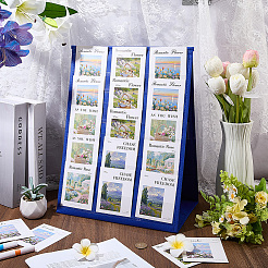 Soporte de exhibición de calendario de escritorio de PVC&nbsp;AJEW-WH20195-10B