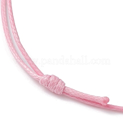 Geflochtenes Perlenarmband aus Harz mit bösem Blick&nbsp;BJEW-JB09961