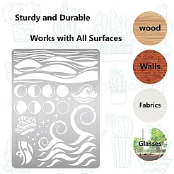 Stencil per fustelle in metallo in acciaio inossidabile&nbsp;DIY-WH0289-088
