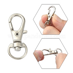10 Stück drehbare Karabinerverschlüsse aus Legierung&nbsp;PALLOY-CJ0002-68