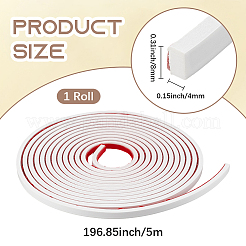 PVC selbstklebende flexible Formleiste&nbsp;DIY-WH20007-40A-01