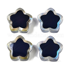 Zweifarbige Stimmungsperlen aus Glas&nbsp;GLAA-Z007-06A