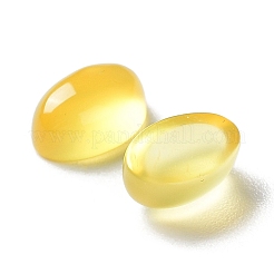 Natürliche gelbe Achat Cabochons&nbsp;G-A029-01-09