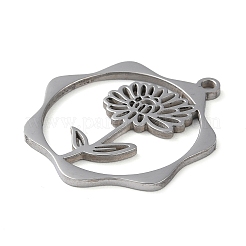 Pendentifs en acier inoxydable 304 anti-ternissement&nbsp;STAS-P338-01B-P